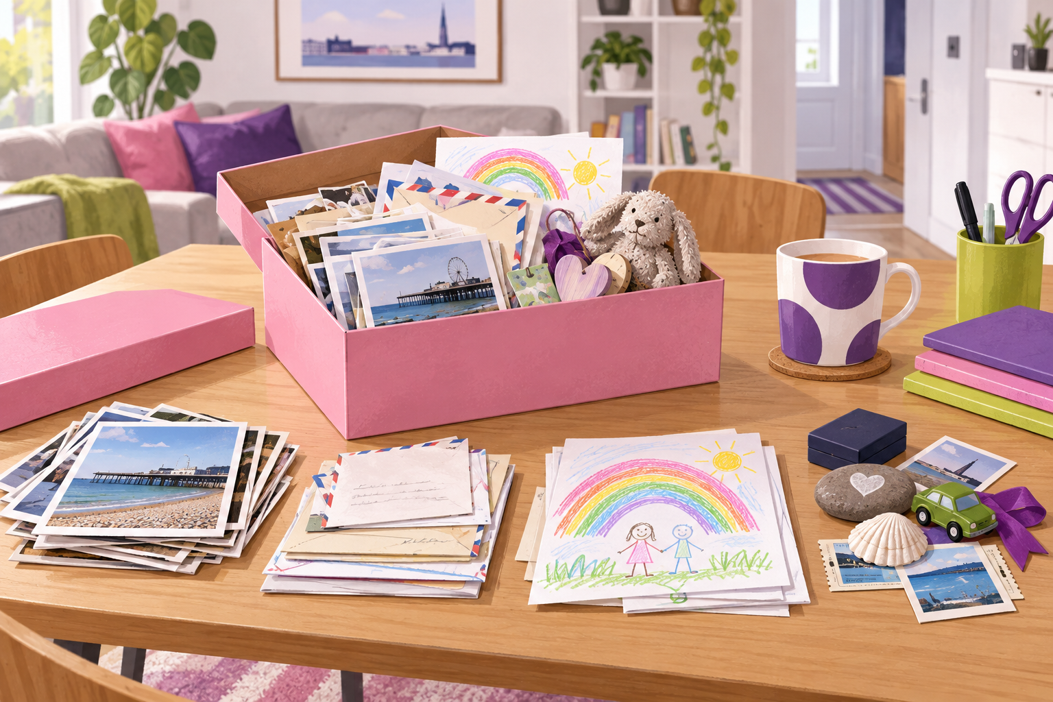 Illustration for Sorting sentimental belongings without rushing the decisions
